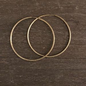 Moon and Lola gold hoops
